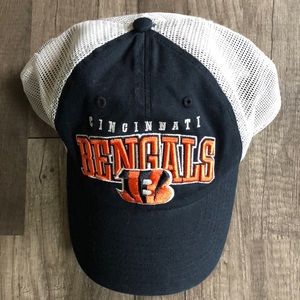 Cincinnati Bengals Black and Off White Snapback Hat